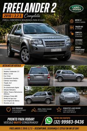 LAND ROVER FREELANDER 3.2 S 6 CILINDROS 24V GASOLINA 4P AUTOMÁTICO LAND ROVER FREELANDER 3.2 S 6 CILINDROS 24V GASOLINA 4P AUTOMÁTICO